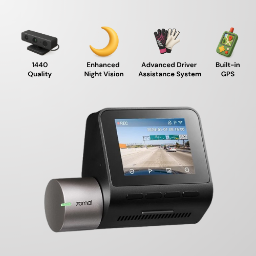 70mai RoadGuard Vision-See Every Detail, Even at 70mph