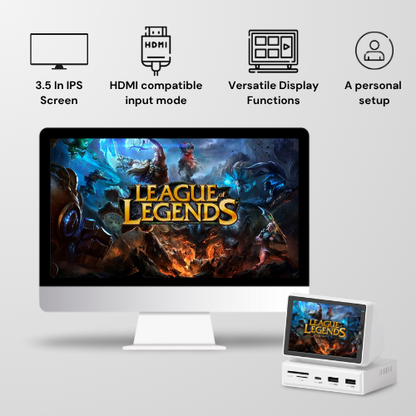 OptiCore Mini Display – Ultra-Compact IPS Panel