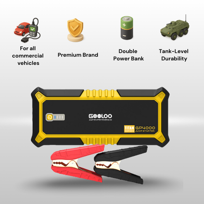 TrueBlue 4000A Jump Starter- Instant power when your car won’t start